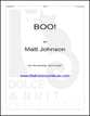 BOO! piano sheet music cover
